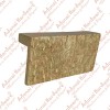 3" Centers Beraiah Brass Rectangular Drawer/Cabinet Pull